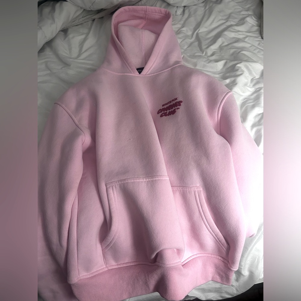 White fox hoodie only worn once